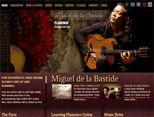 Tablet Screenshot of migueldelabastide.net